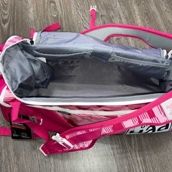 Under Armour UA UAA Grils Contain 4.0 Backpack Duffle Bag Pink Basketball EYBL